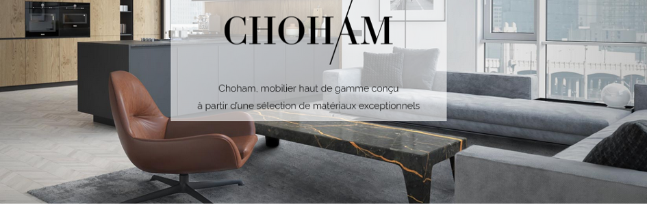 Retour du mobilier en marbre, grâce à Choham !